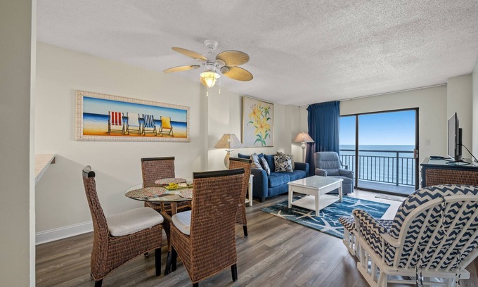 Myrtle Beach Condo | Amazing Large Oceanfront Sleeps (8) -2 bedroom 2bath
