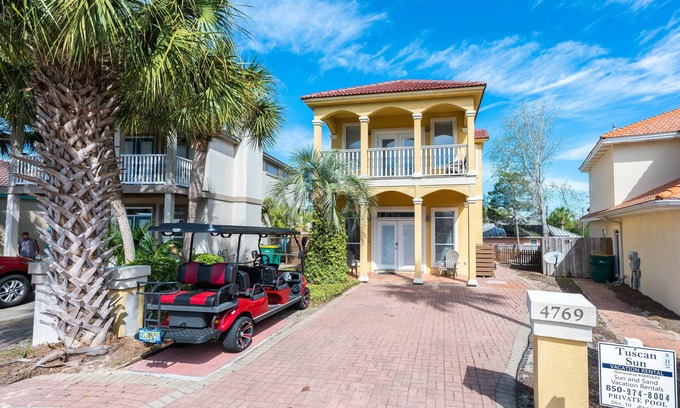 Fort Walton Beach - Destin House | Amazing location! Walk to the beach and enjoy our golf cart and pool!