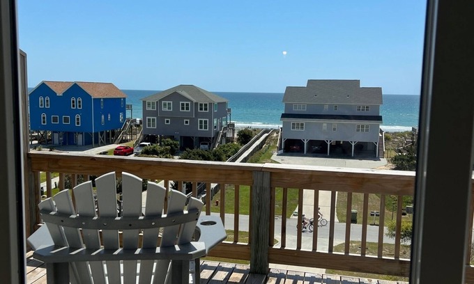 Emerald Isle House | Amazing Ocean views from our beautiful updated 2nd row vacation home