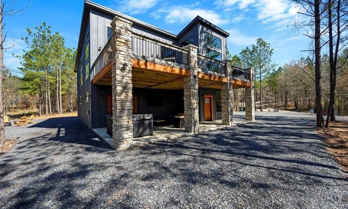Bethel Cabin | Amazing Outdoor Area: Pool Table, Hot Tub, Close to Attractions!