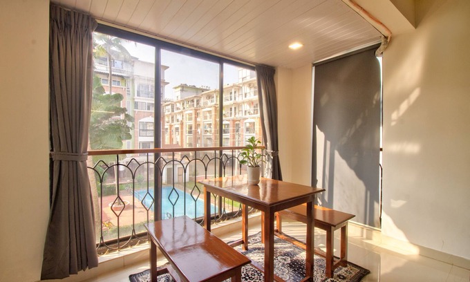 Candolim Apartment | Amazing Pool View 2BHK Apartment Candolim Goa