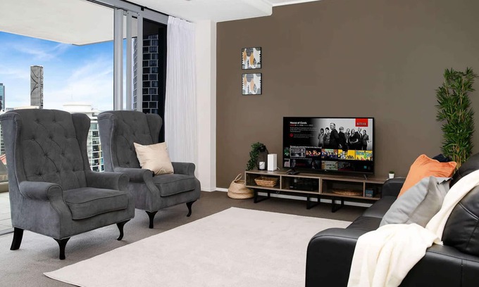 Brisbane Central Business District Apartment | Amazing River & City Views|Large Family Apartment