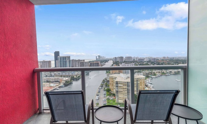 Hallandale Beach Condo | Amazing Studio: Pool, Beach and Balcony Enjoyment.
