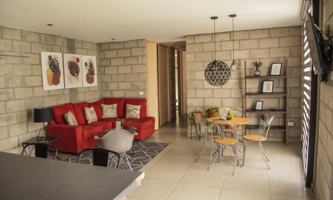 Downtown Guadalajara Apartment | Amazing View Loft w/Gym & Coworking | 2 BD | Tribu Colón