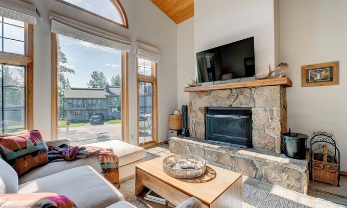 Big Sky Condo | Amazing Views, Large Balcony, Pool & Hot Tub, Grill, 2-bedroom Condo in Big Sky!