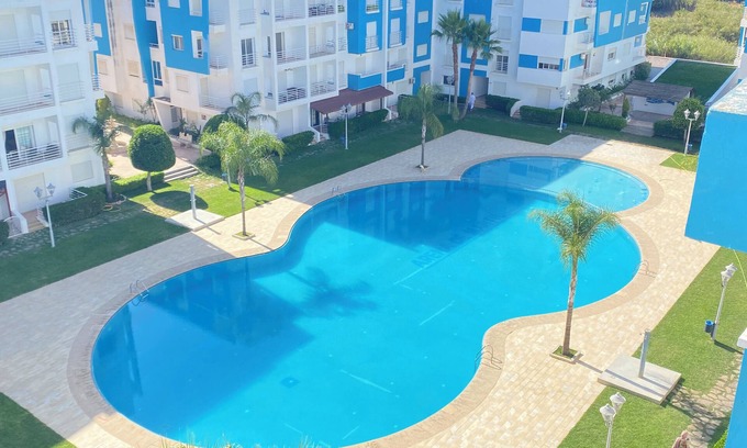 Restinga Smir Apartment | Amira home. Central apartment with pool 5 minutes from the beach