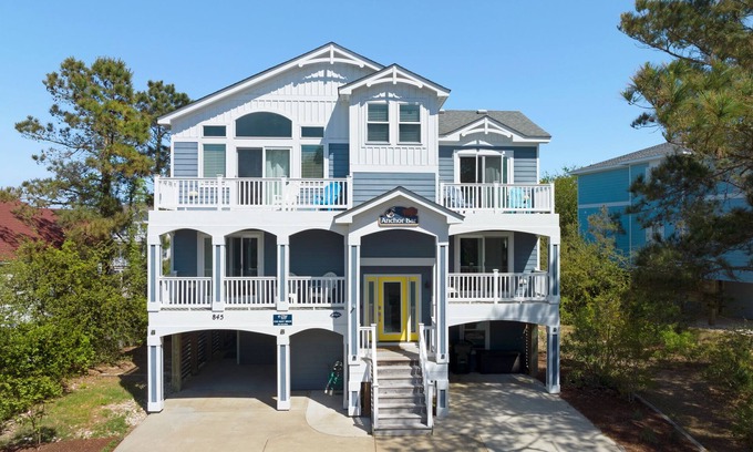 Monteray Shores House | Anchor Bar: Soundside, Private Pool w/Tiki Bar, Spa, Access to Fitness Center