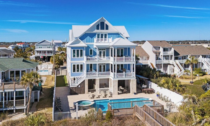 Murrells Inlet House | Anchor of the Soul: Luxury Oceanfront w/Private Pool and Spectacular Views