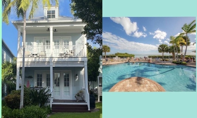 Islamorada House | Anglers Reef Islamorada Ocean Views DOCK Beach Pool Boat Slip NO ROAD NOISE!