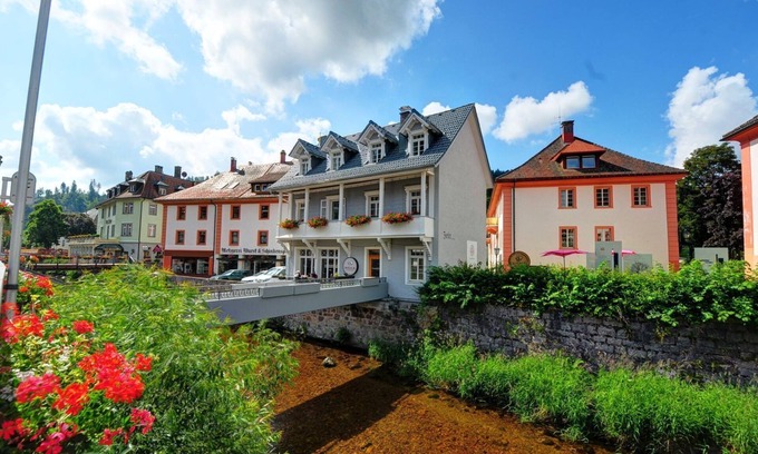 St. Blasien Apartment | Annes Haus Gemütliche Ferienwohnung mit Balkon am Fluss