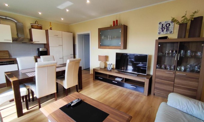 Niewiesze Apartment | Apartament GórnyŚląsk blisko jeziora - 120qm - 3 sypialnie z parkingiem i klimatyzacją - Flat UpperSilesia with Parking & air conditioning - Ferienwohnung OberSchlesien mit 3 Schlafzimmern inklusive Parkplatz und Klima - Nähe Badesee und Sandstrand