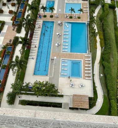 Camorim Apartment | Apartamento Barra da Tijuca Riocentro Ilha Pura Parque olímpico Rock in Rio 2024 piscina aquecida