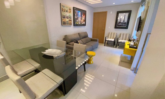 Sion Apartment | Apartamento Inteiro Para 03 Pessoas com ar, Garagem e Wi-fi. Pet Friendly