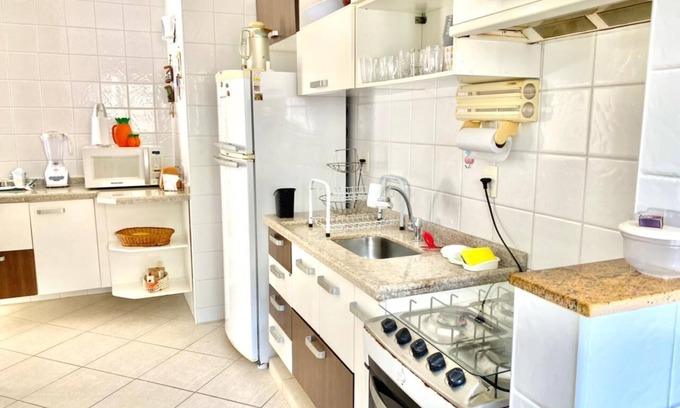 Praia Grande Apartment | Apartamento com Piscina e Churrasqueira ar Condicionado,sauna 200 MT Praia Gde