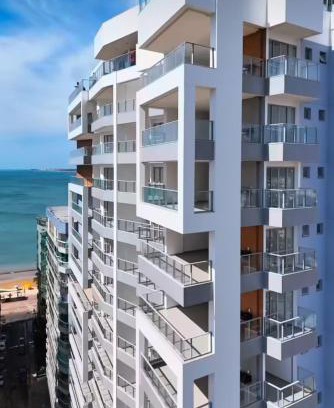 Praia do Morro Apartment | Apartamento NOvo na Praia do Morro Temporada Wi-Fi, Vista Mar, garagem, varanda grande