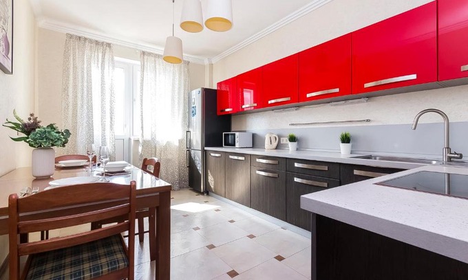 Zapadnyy okrug Apartment | ApartGroup Kubanskaya Naberezhnaya 64