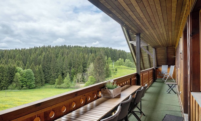 Schonach im Schwarzwald Apartment | Apartment 'Schwarzwaldmädle' with natural pool, garden and Wi-Fi