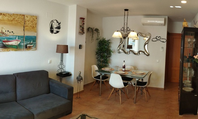Chiclana de la Frontera Apartment | Apartment 'Bahía D'Or Plaza' with Air Conditioning