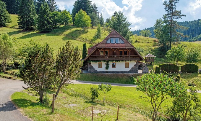 Triberg im Schwarzwald Apartment | Apartment '2' with Mountain View, Shared Terrace and Wi-Fi