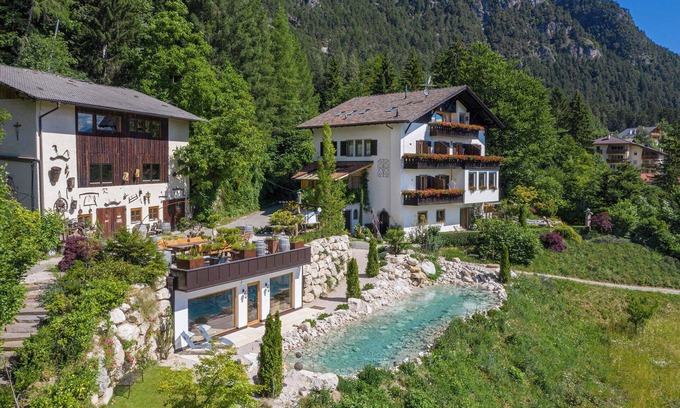 Tesimo Apartment | Apartment 'Baumannhof Hasental - Adults Only' with Mountain View, Shared Garden and Wi-Fi