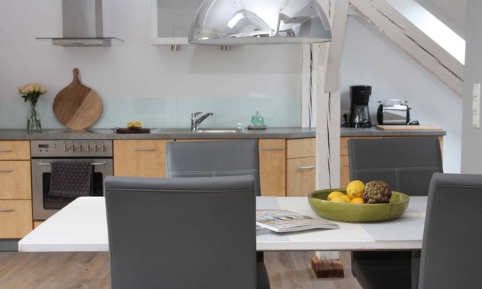 Dessau-Rosslau Apartment | Apartment 1- Dachgeschoss online - Apartment Bauhausblick