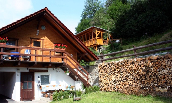Altenbrak Apartment | Apartment 1 in log cabin style in the climatic health resort Altenbrak Harz with wellness oasis