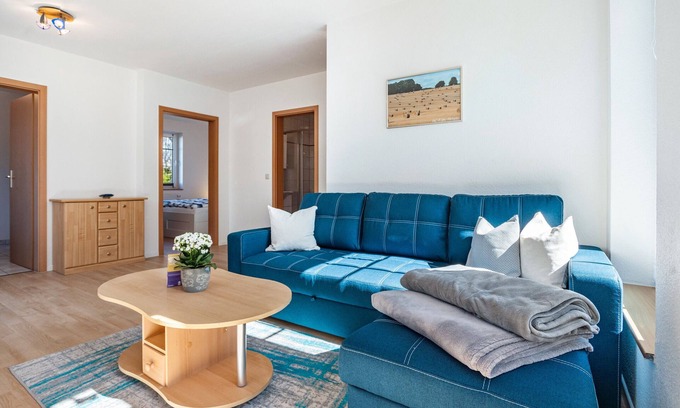 Gross Zicker Apartment | Apartment '1' with Private Terrace, Shared Garden and Wi-Fi