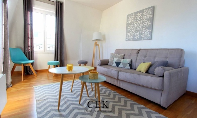 Serris Apartment | Apartment 4pax Val d'Europe, 10mn Disneyland (ELBA 3)