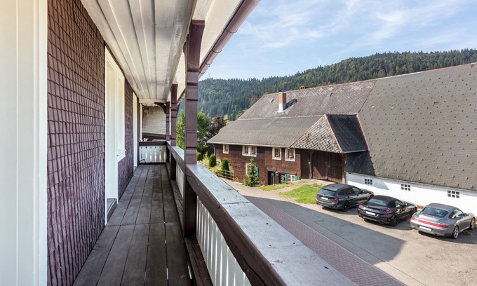 St. Blasien Apartment | Apartment '7' with Mountain View, Balcony and Wi-Fi