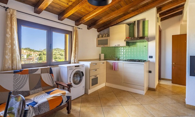 Loceri Apartment | Apartment "Animo 3" with Mountain View, Balcony & Wi-Fi