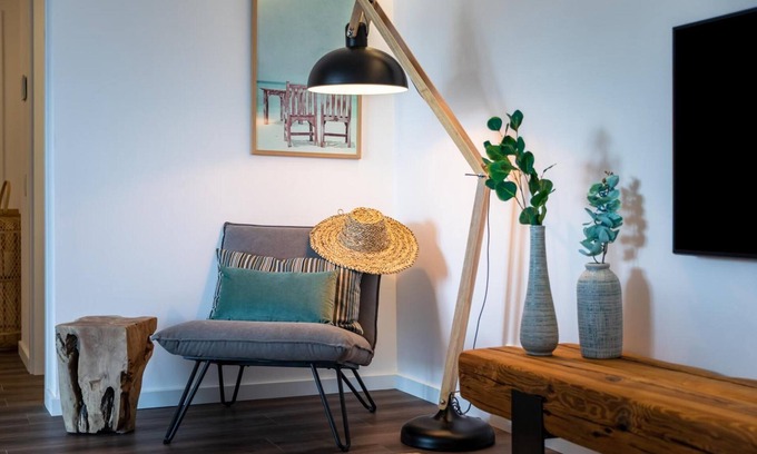 Conceicao e Cabanas de Tavira Apartment | Apartment 'Cabanas Beach House - Pool View' with Private Pool and Air Conditioning