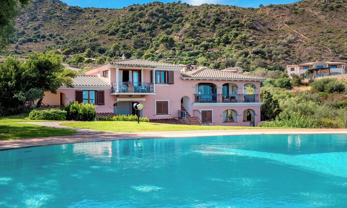 San Teodoro Apartment | Apartment "Cala Brandinchi" with Sea View, Private Terrace and Shared Pool