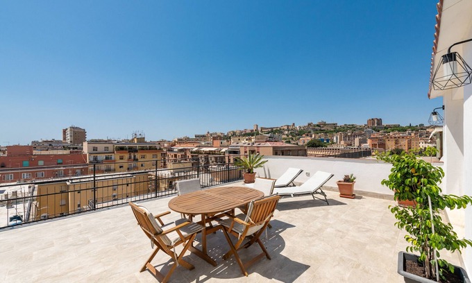 Province of Cagliari Apartment | Apartment Casa Elena with Terrace, Whirlpool & Wi-Fi