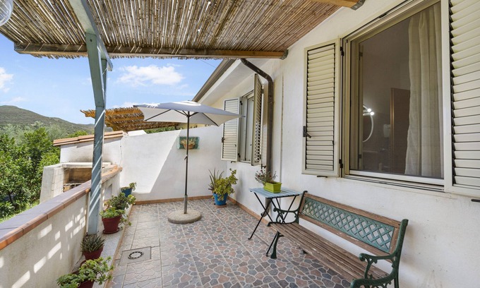 Buggerru Apartment | Apartment 'Casa Madre Terra' with Mountain View, Wi-Fi and Air Conditioning