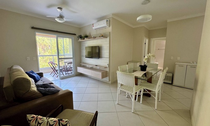 Praia Grande Apartment | APARTMENT COMPLETE WITH AIR CONDITIONING AND WI-FI - PRÓX. TO THE SEA