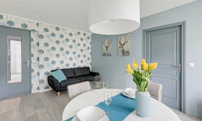 Mont-Saint-Aignan Apartment | Apartment coup de coeur, 3 bedrooms, 10 minutes from Rouen, Netflix