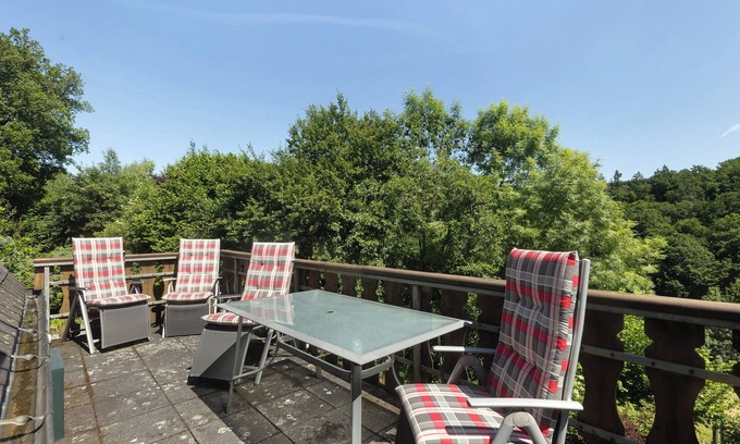 Schmallenberg Apartment | Apartment 'Demberg' with Mountain View, Shared Terrace and Wi-Fi