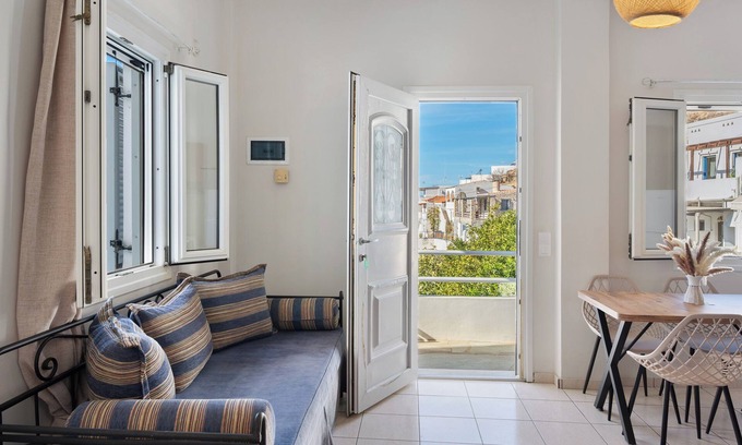 Merichas Apartment | Apartment 'Driopida 5 Irida' with Private Terrace, Balcony and Air Conditioning