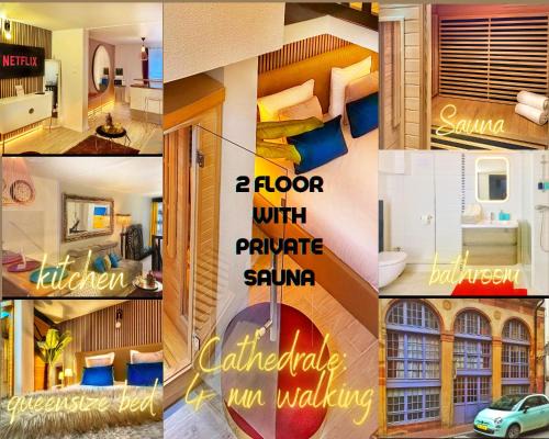 Historic Center Apartment | Apartment Duplex with Sauna City- Center Cathedrale