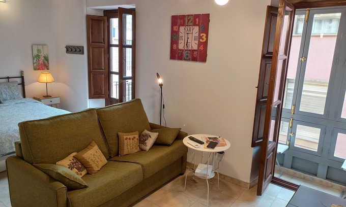 Albaicin Apartment | Apartment 'Elvira Apartamento Centro Albaicín' with Balcony, Wi-Fi and Air Conditioning