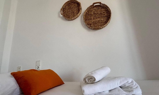 Portinatx Apartment | Apartment '5personas Vista Mar 4A' with Sea View, Wi-Fi and Air Conditioning