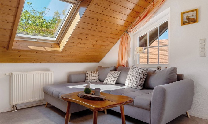 Zell am Harmersbach Apartment | Apartment 'Ferienwohnung Sternenhimmel, 48qm' with Mountain View, Shared Terrace and Wi-Fi