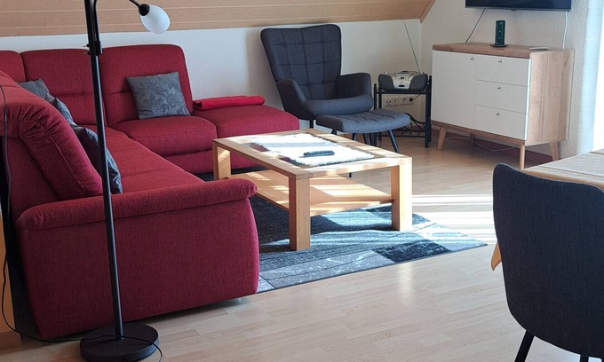 Bad Krozingen Apartment | Apartment 'Ferienwohnung Haus Schmiedeweg -' with Balcony and Wi-Fi
