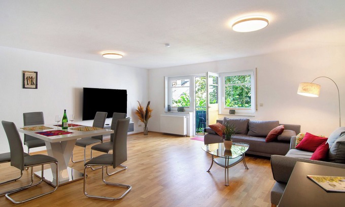 Pfullendorf Apartment | Apartment 'Ferienwohnung Am Obertor' with Balcony and Wi-Fi