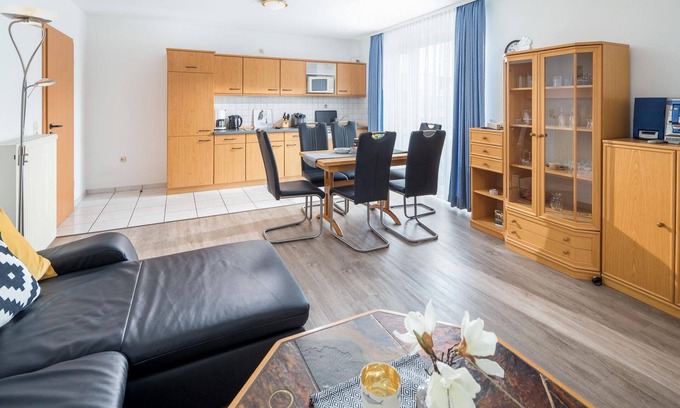 Norderney Apartment | Apartment for 3 people, with balcony in the heart of the city