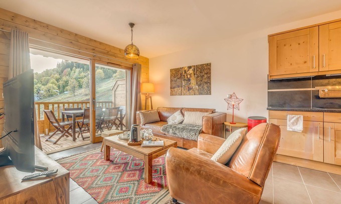 Champagny-en-Vanoise Apartment | Apartment "Balcon Etoilé" for 6 people - Ski in/Paradiski