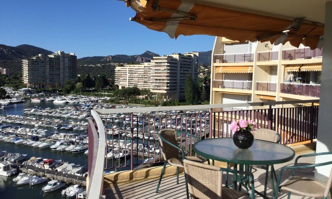Mandelieu-La-Napoule Apartment | Apartment "France II" overlooking Cannes Marina and the Lerins Islands