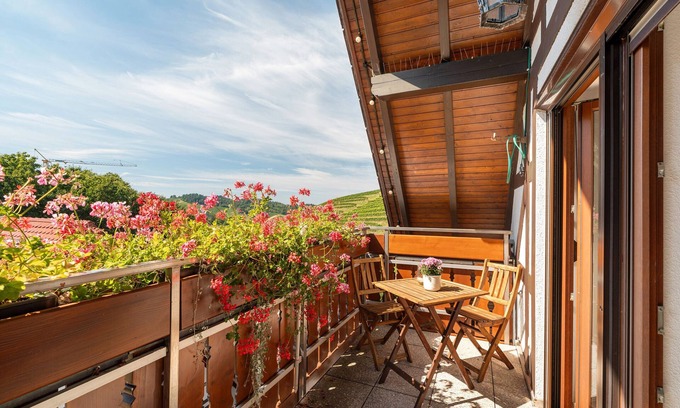 Sasbachwalden Apartment | Apartment 'Heimatliebe, 51 Qm' with Shared Terrace, Shared Garden and Wi-Fi
