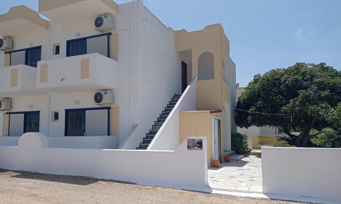 Mastichari Apartment | Apartment 'Iasonas 1' with Sea View, Wi-Fi and Air Conditioning