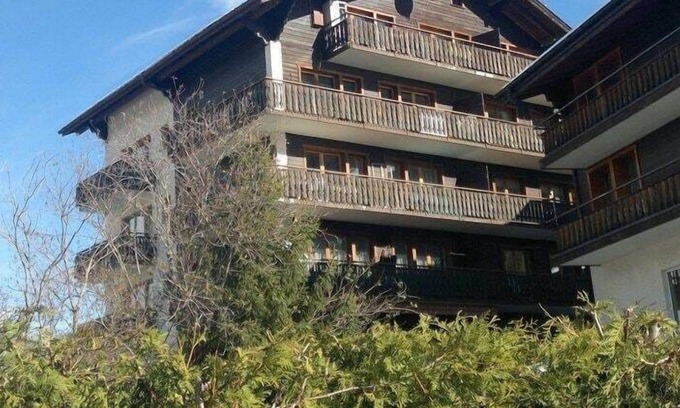 Graechen Apartment | Apartment in Grächen with Balcony, Garden Furniture, Parking